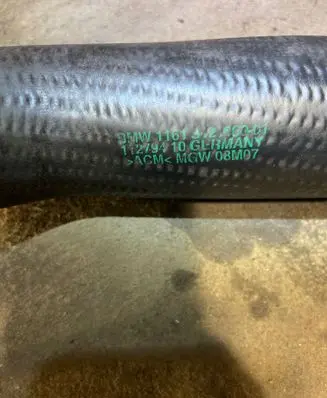 BMW X3 E83 Intercooler hose/pipe 3421960