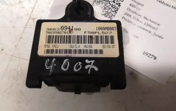 Peugeot 4007 Other control units/modules 9663094180