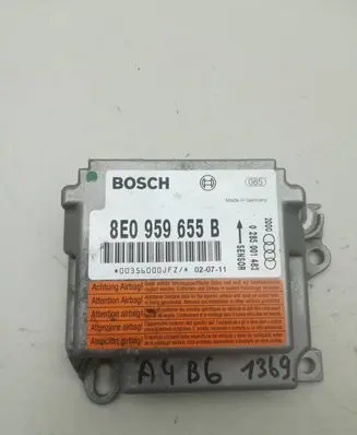 Audi A4 S4 B6 8E 8H Airbag control unit/module 8E0959655B 0285001483
