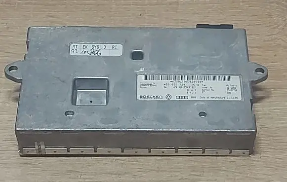 Audi Q7 4L MMI control unit 4F0910730F 4E0035729
