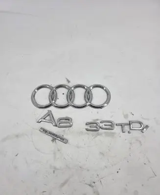 Audi A8 S8 D2 4D Manufacturers badge/model letters 