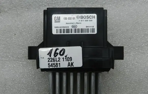 Opel Zafira C Heater blower motor/fan resistor 13503201 13598091