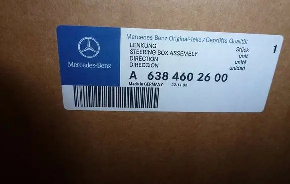 Mercedes-Benz Sprinter W906 Steering rack A6384602600