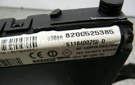 Renault Scenic II - Grand scenic II Engine control unit/module 8200525385 S118400260D