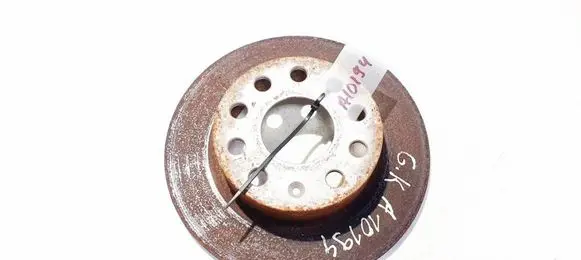 Audi A3 S3 8P Rear brake disc neventiliuojamas