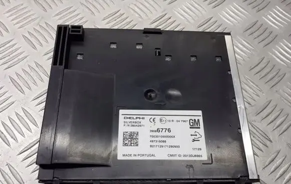 Opel Mokka X GPS navigation control unit/module 39086776