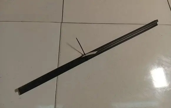 Citroen C4 Grand Picasso Rear door glass trim molding 