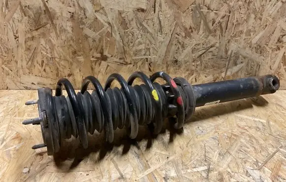 Peugeot 407 Front shock absorber with coil spring 9639912980