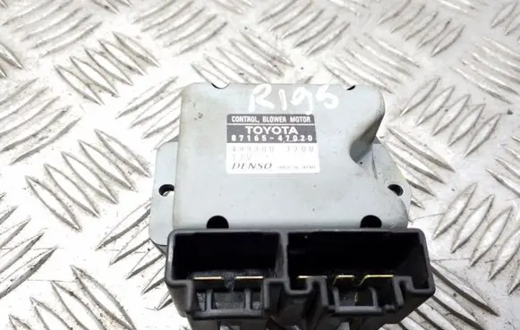 Toyota Prius (XW20) Heater blower motor/fan resistor 8716547020