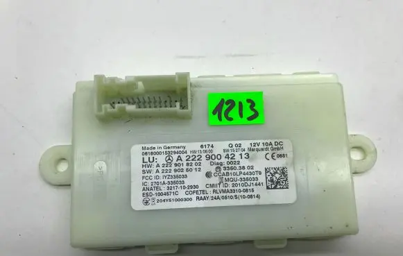 Mercedes-Benz C W205 Keyless (KESSY) go control unit/module A2229004213 A2229025012 A2229018202