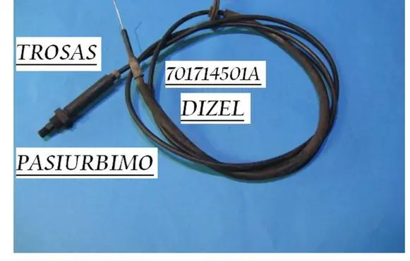 Audi 100 200 5000 C3 Throttle cable 701714501A