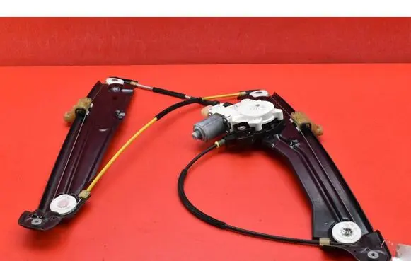 Front door window regulator with motor