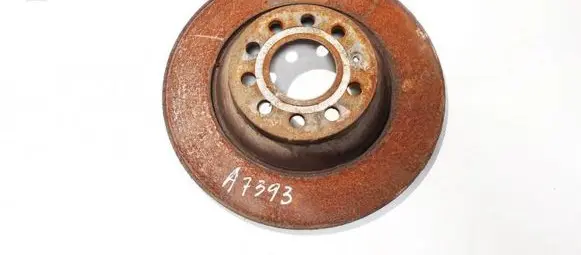Audi A6 S6 C6 4F Rear brake disc neventiliuojamas