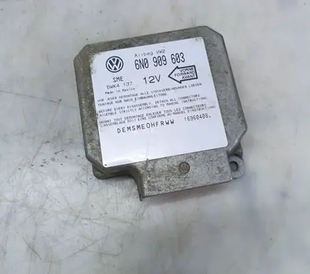Volkswagen Sharan Airbag control unit/module 6N0909603 16960408 5WK4137