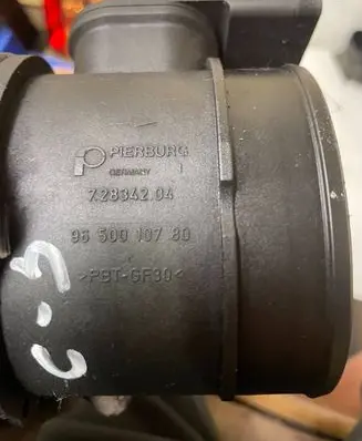 Citroen C5 Mass air flow meter 72834204 9650010780