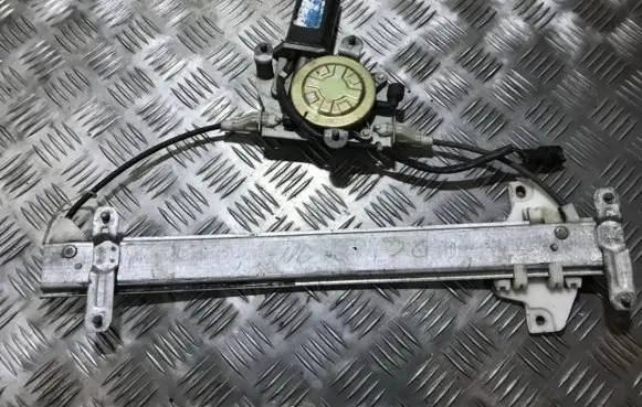 Sliding door window regulator with motor
