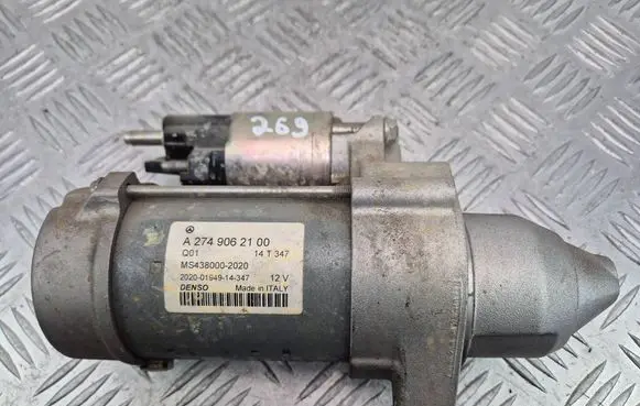 Mercedes-Benz C W205 Starter motor A2749062100 20200194914347 MS4380002020