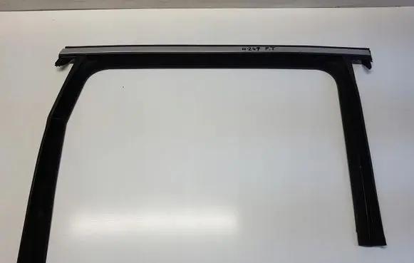 Rubber seal rear door