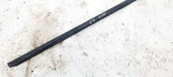Front door glass trim molding