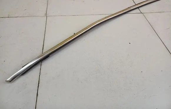 Audi A6 S6 C6 4F Front door glass trim molding 4F0853284B