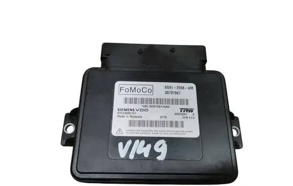 Volvo S80 Hand brake control module 30797947 6G912598AM A2C53095157