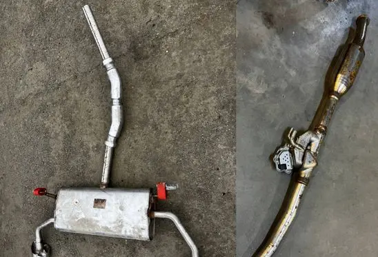 Ford Kuga III Muffler/silencer PZ115L274LA PZ115F297CA LX615H262AG