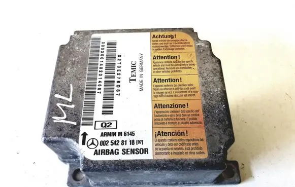 Mercedes-Benz ML W163 Airbag control unit/module 0025458118