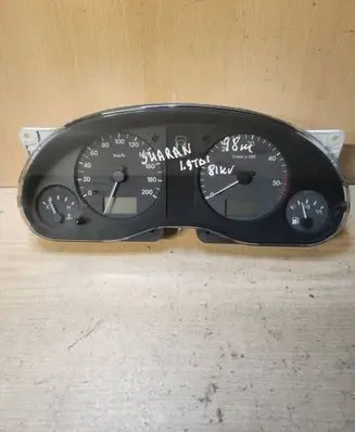 Volkswagen Sharan Speedometer (instrument cluster) 95VW10849ABH YNUF1017350