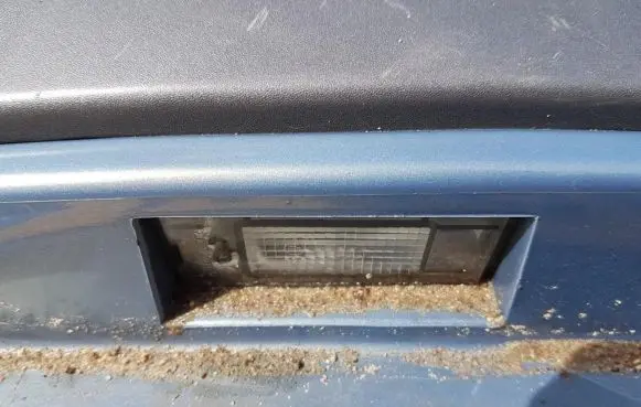 Renault Laguna II Number plate light