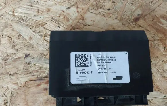 BMW 3 F30 F35 F31 Air conditioning/heating control unit T1166092