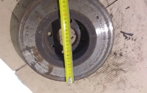 Nissan Micra Front brake disc