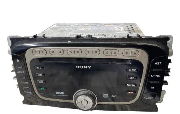 Ford S-MAX Radio/CD/DVD/GPS head unit BS7T18C939FB 10R035350 V013128