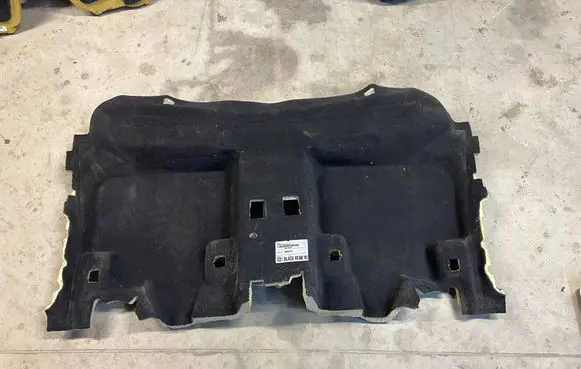 BMW X3 G01 Rear floor carpet liner 7446643 744664311