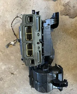 Interior heater climate box assembly