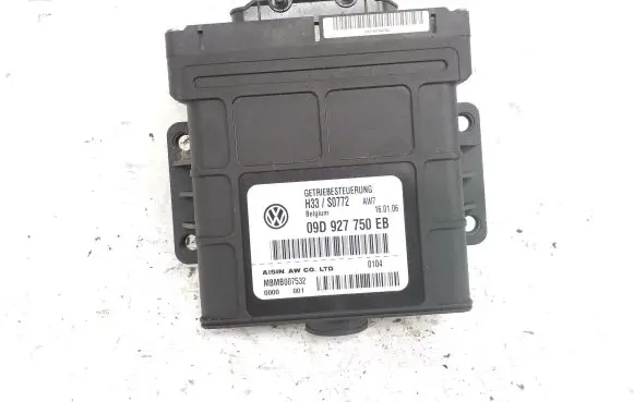 Volkswagen Touareg I Gearbox control unit/module 09D927750EB