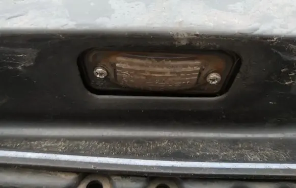 Mercedes-Benz C W203 Number plate light