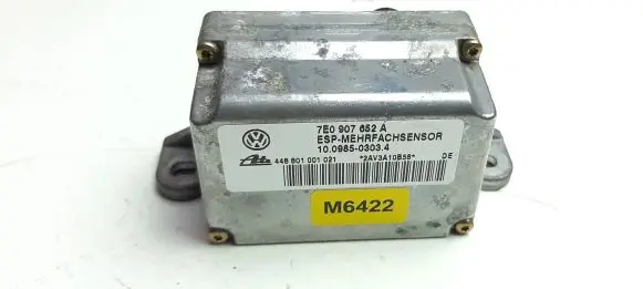 Porsche Cayenne (9PA) ESP acceleration yaw rate sensor 7E0907652A M6422