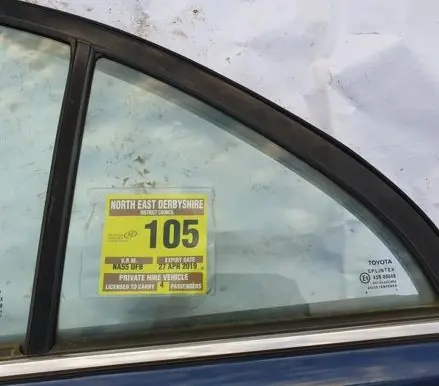 Toyota Avensis T250 Rear vent window glass 