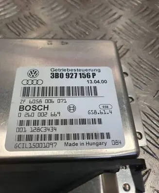 Volkswagen PASSAT B5 Gearbox control unit/module 3B0927156P 6058006071 0260002669