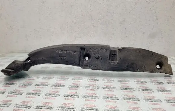 Audi A8 S8 D3 4E Fender foam support/seal 4E0821111A