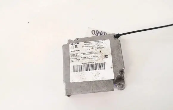 Peugeot 307 Airbag control unit/module 9645840780 5wk42908