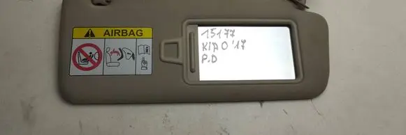 KIA Optima Sun visor