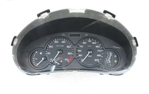 Peugeot 206 Speedometer (instrument cluster) 9641573980