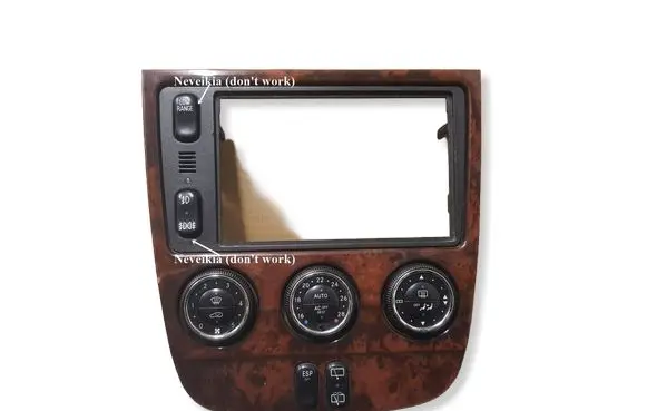 Mercedes-Benz ML W163 Climate control unit A1638204289 5HB96464302