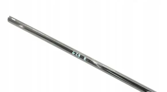 Front door glass trim molding