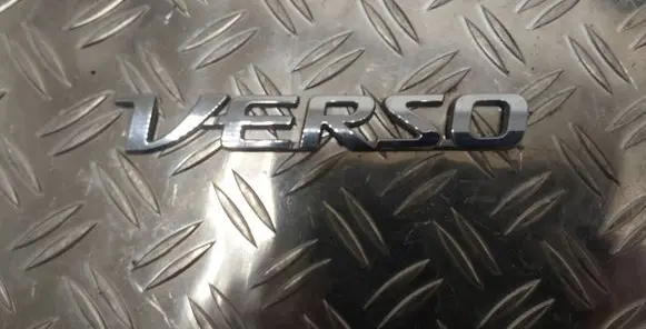 Toyota Verso Rear loading door model letters 