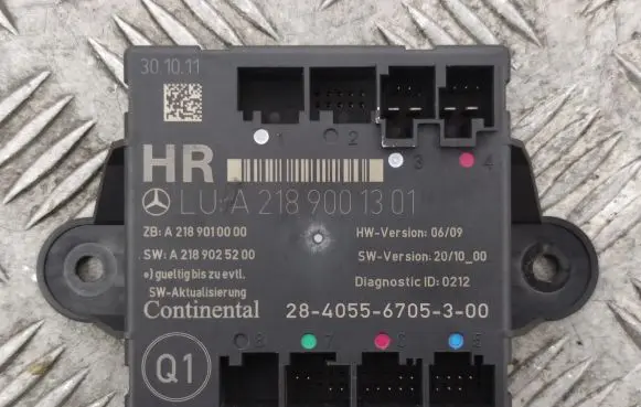 Mercedes-Benz CLS C218 X218 Door control unit/module A2189001301