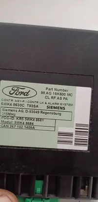 Ford Cougar Comfort/convenience module 98AG15K600MC