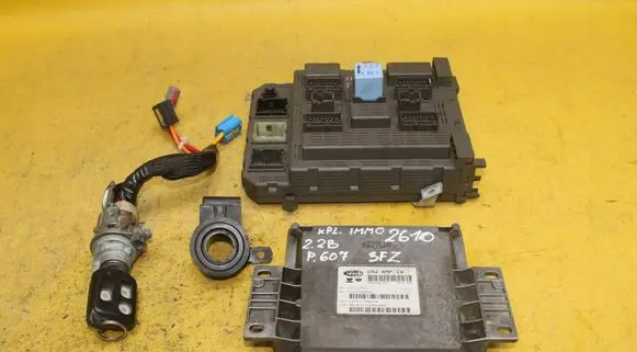 Peugeot 607 Engine ECU kit and lock set 