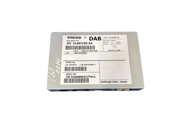 Volvo V60 Antenna control unit 31328586AD 31407195AA V0040042177411